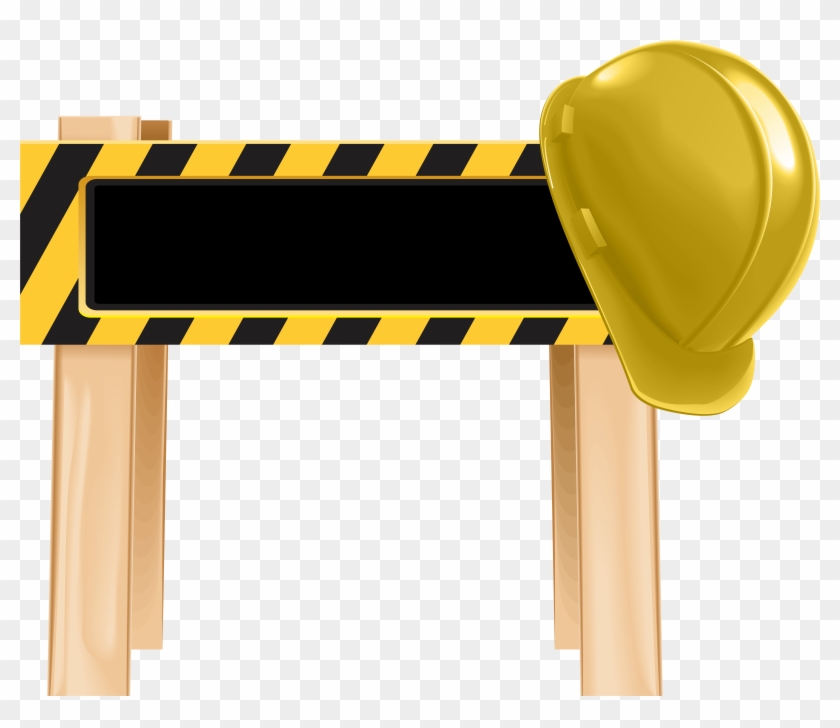 Under Construction Barrier Png Clip Art - Construction Clipart Png #2483