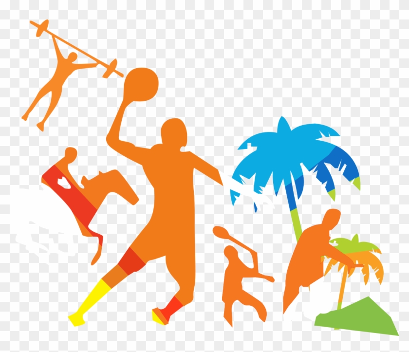 Coconut Tree Silhouette Background Orange Players - Coconut Tree Silhouette Background Orange Players #2543