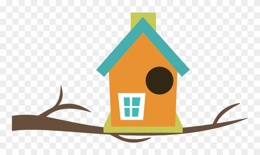 Birdhouse Svg File For Scrapbooking Cardmaking Cute - Clip Art Bird House #2526