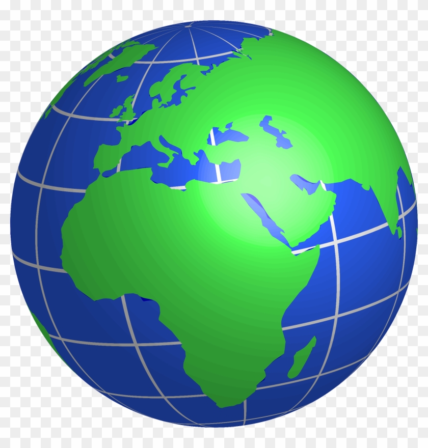 Globe Clipart Europe - Globe Africa And Europe #2584