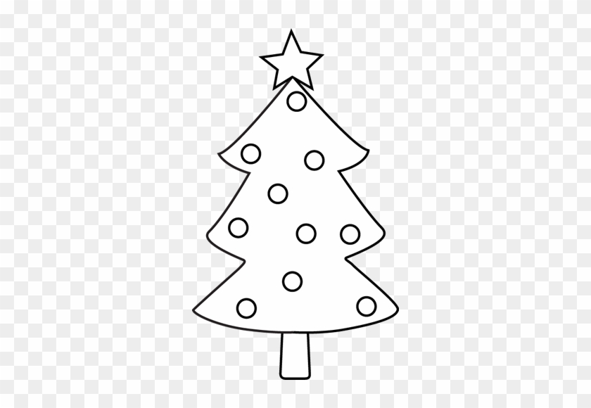 Black And White Christmas Tree - Black And White Christmas Tree #260