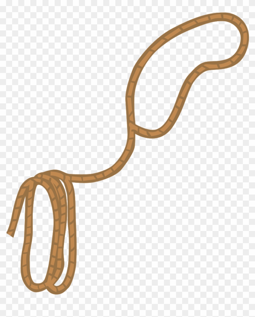 Lasso Cowboy Western Clip Art - Cowboy Rope Clipart #2629