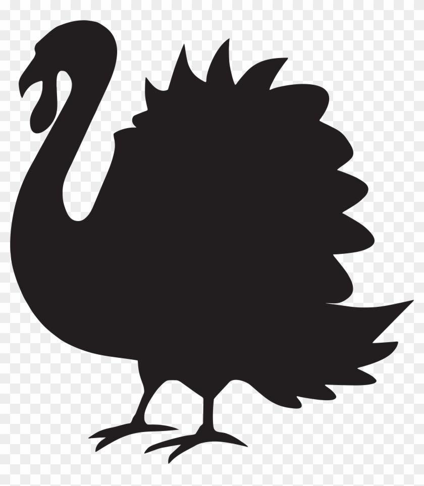 Thanksgiving Turkey Silhouette Vector Illustration - Thanksgiving Turkey Silhouette Vector Illustration #2725