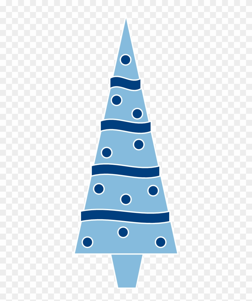 Blue Christmas Tree Clipart Clipartxtras - Christmas Tree Clip Art Blue #2705