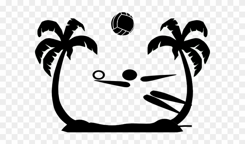 Beach Volleyball Net Clipart - Sand Volleyball Clip Art #2733