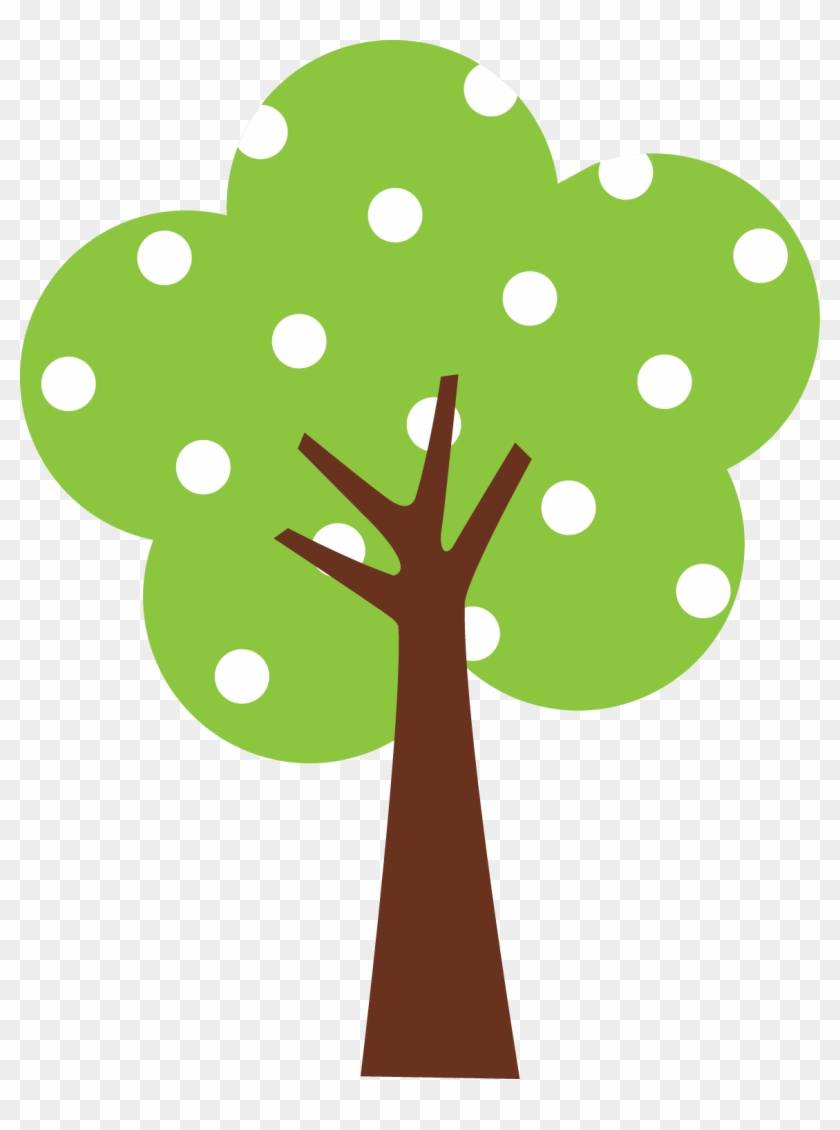 Garden Cliparttree - Polka Dot Tree Clipart #2773