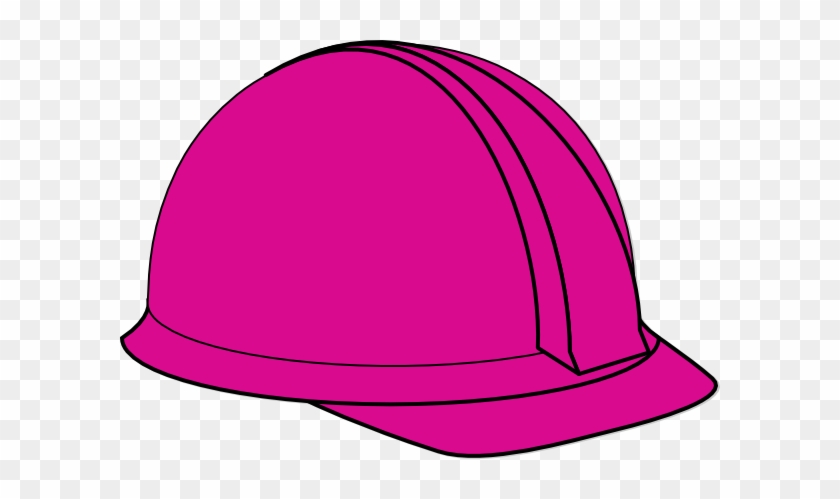 Pink Construction Hard Hat Clip Art At Clker - Pink Hard Hat Png #2824