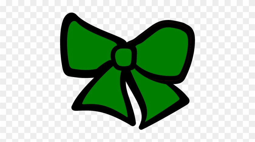 Green Cheer Bow - Green Cheerleading Clip Art #2832