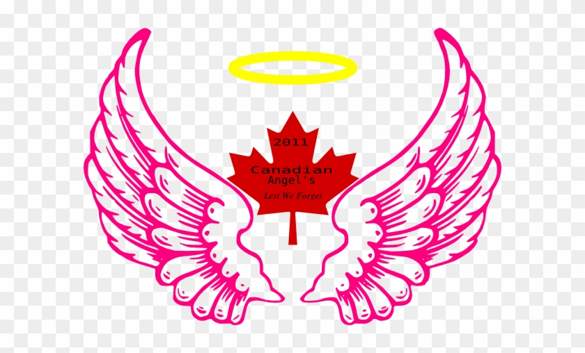 Canadian Wing Angel Halo Clipart Free Clip Art Images - Angel Wings #2845