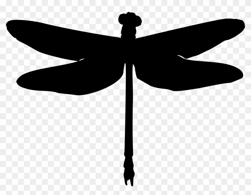 Dragonfly Silhouette Icons Png - Silhouette Of A Dragonfly #2840