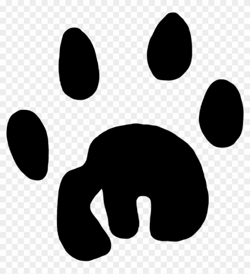 Pleasant Design Ideas Clipart Paw Print Lion Clip Art Koala Footprint
