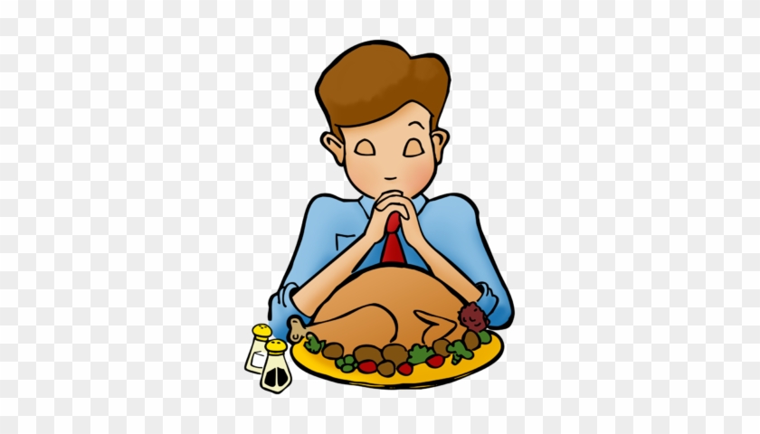 Praying On Thanksgiving Clip Art - Christian Thanksgiving Clip Art #2987