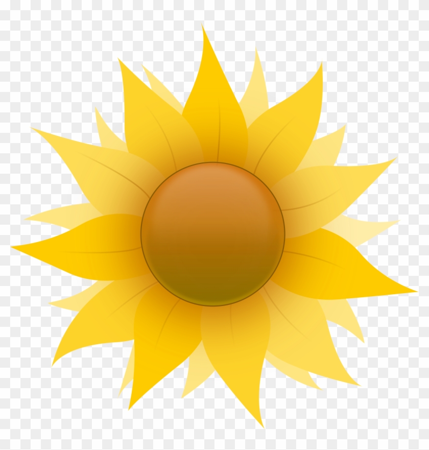 Free - Sunflower - Clipart - Clip Art Sun Flower Lady #2994