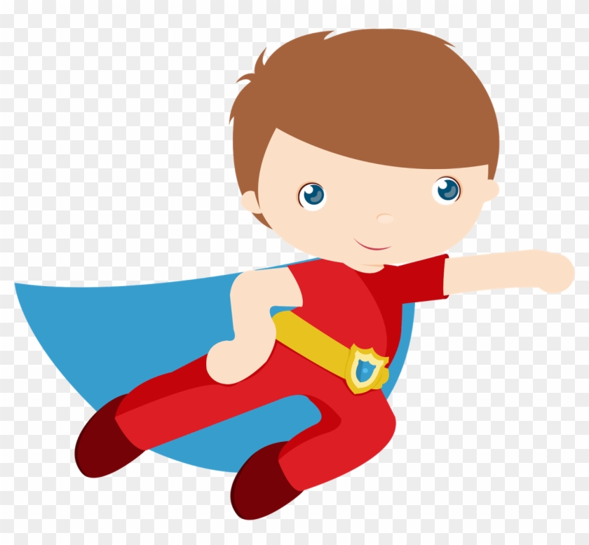 Kids Dressed As Superheroes Clipart - Superhero Clipart #3002