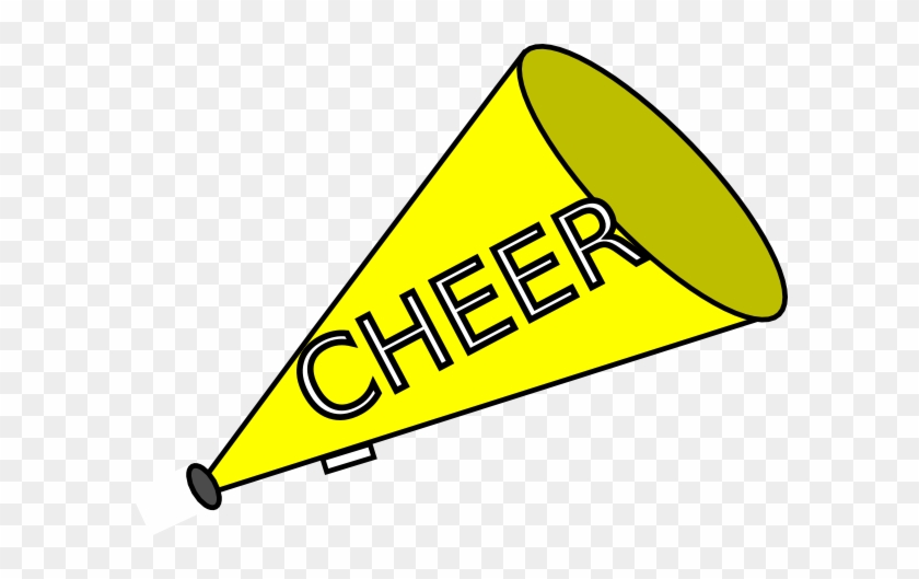 Megaphone Gold Clip Art Blue And Gold Cheer Full Size PNG Clipart