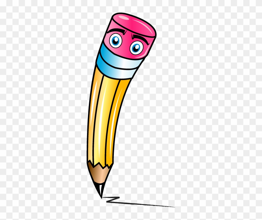 Cartoon Pencil - - Pencil Cartoon Clipart #3014