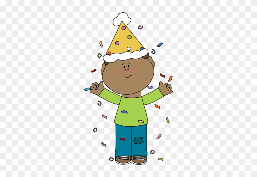 Birthday Boy With Confetti - Birthday Boy Clipart #3065