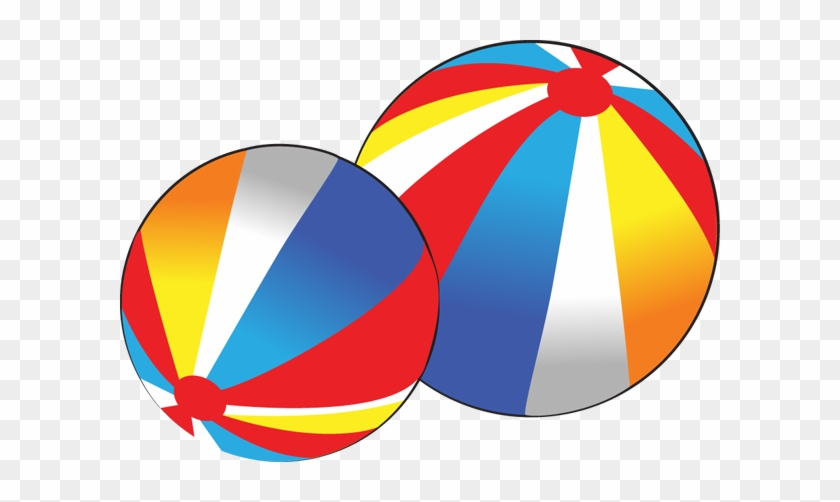 Beach Ball Clip Art 2 Image 3 - 2 Balls Clipart #3098