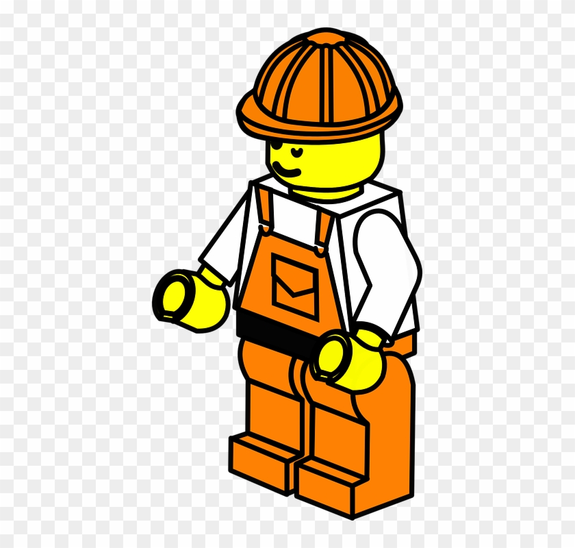 Construction Worker Clipart - Clipart Lego Construction Worker #3099