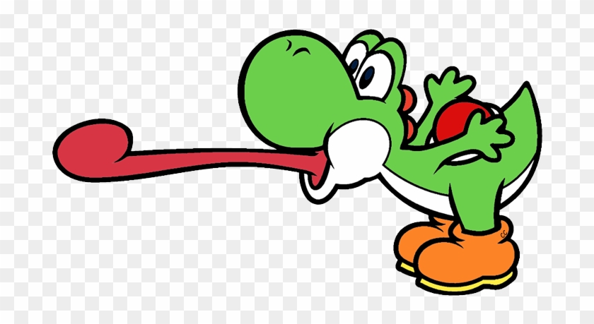 Yoshi - Mario Coloriage À Imprimer #3161