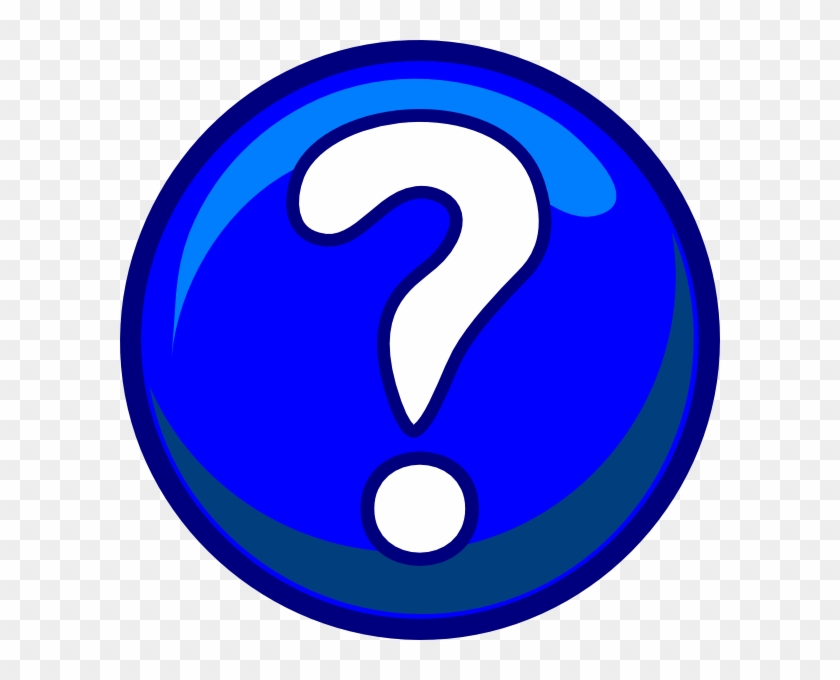Question Mark Clipart - Blue Question Mark Clipart #3271