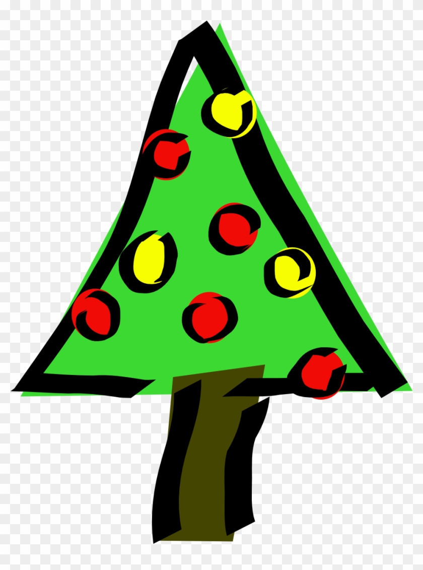 Christmas Tree Svg Vector File, Vector Clip Art Svg - Christmas Tree Clip Art #3263