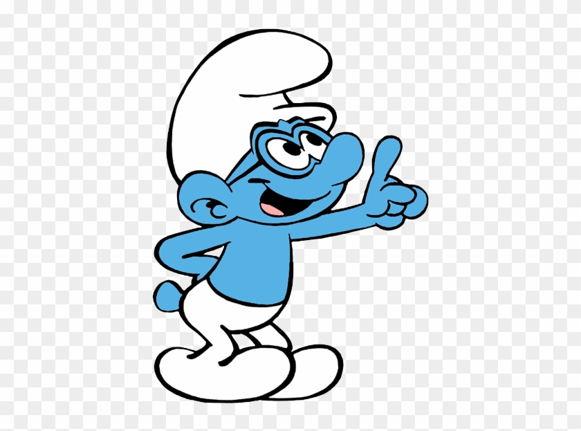 The Following Images Were Colored And Clipped By Cartoon - Smurf Clipart #3317