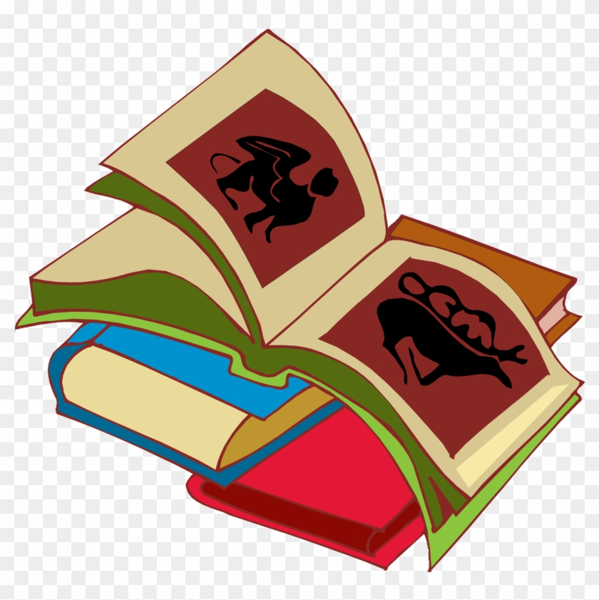 Stack Of Books Image Stack Clipart School Book Clip - Clip Art #3369