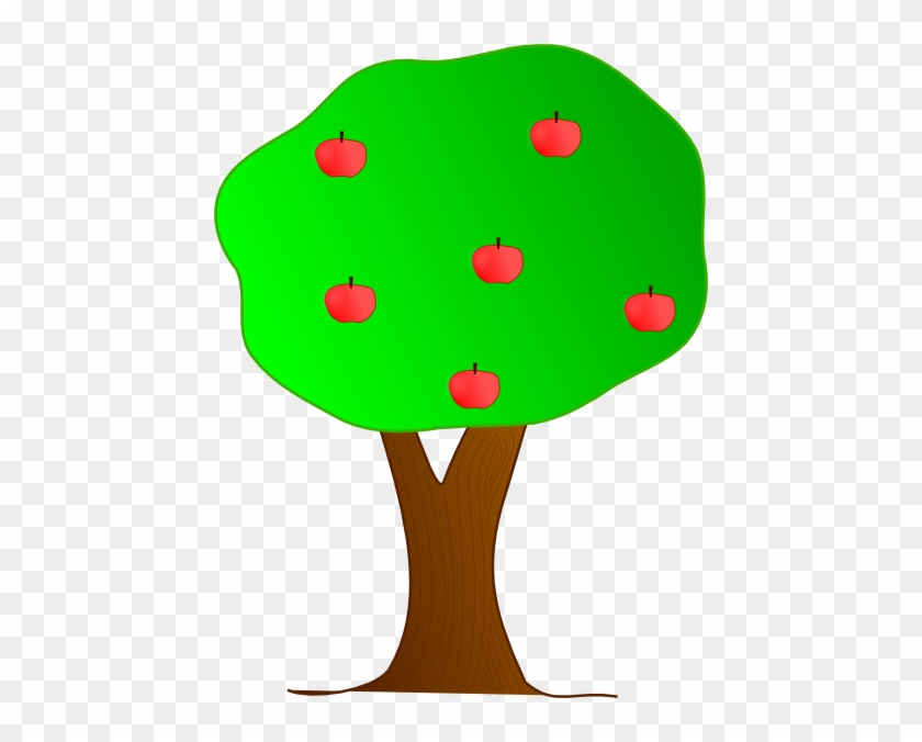 Cartoon Trees With Apples #3361