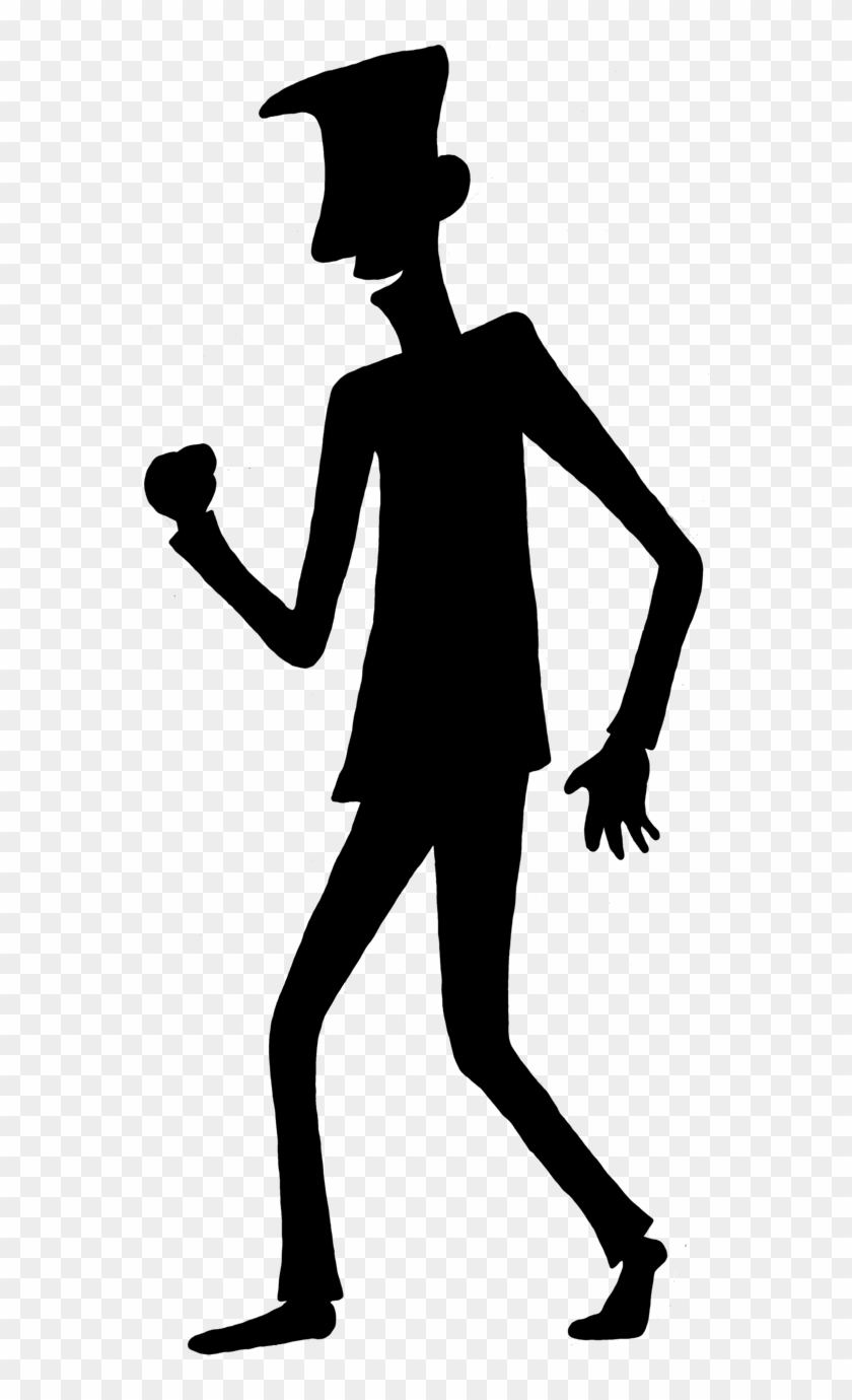 Person Outline Template - Cartoon Person Shadow #3384