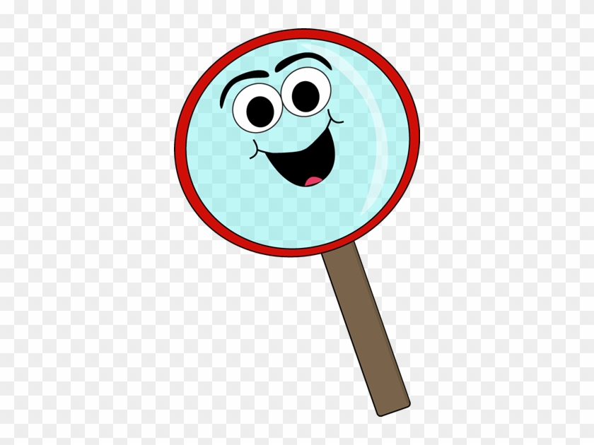 Cartoon Magnifying Glass - Cartoon Magnifying Glass Clipart #3464