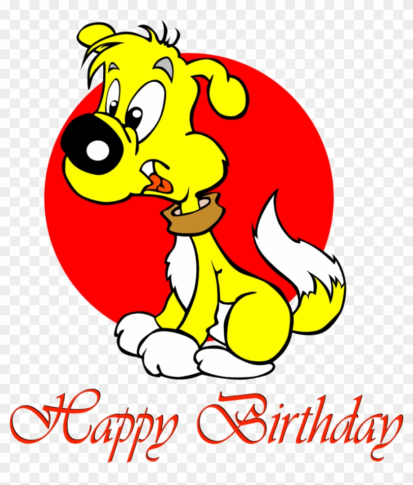 Happy Birthday Puppy - Cartoons Wishes Happy Birthday #3459