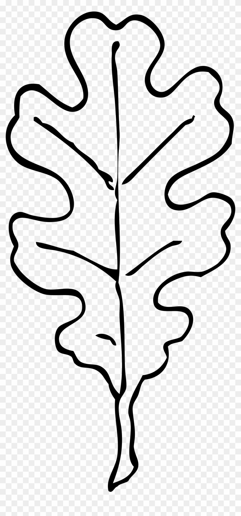 Black And White Leaf Clip Art - Black And White Leaf Clip Art #347