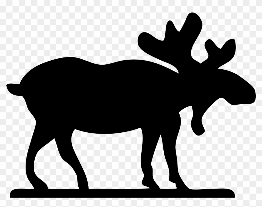 Black Animals Clipart 50 Animal - Moose Clip Art #3484