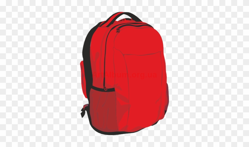 This School Backpack Clip Art Free Clipart Images - Clip Art Red Backpack #3608