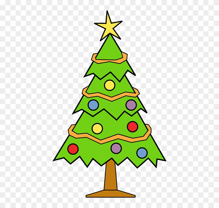 Christmas Tree Christmas Background - Christmas Tree Clipart Transparent Background #3557