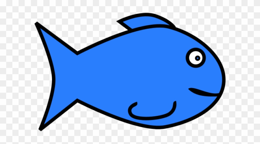 Free To Use Public Domain Fish Clip Art - Little Blue Fish #3642
