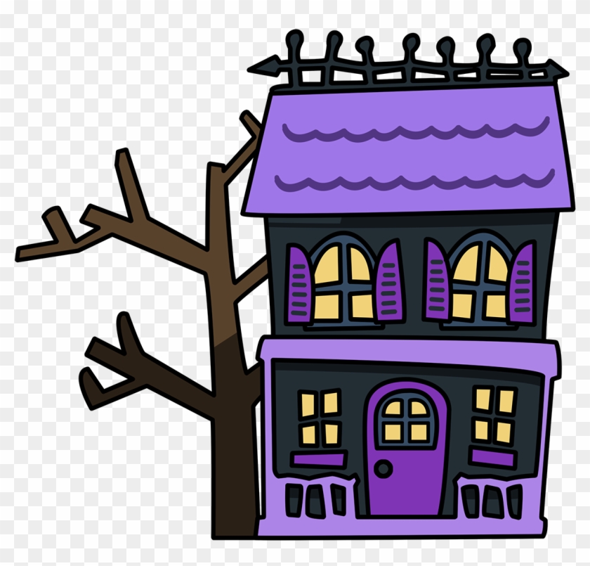 Haunted House Clip Art - Png Haunted House Clipart #3699