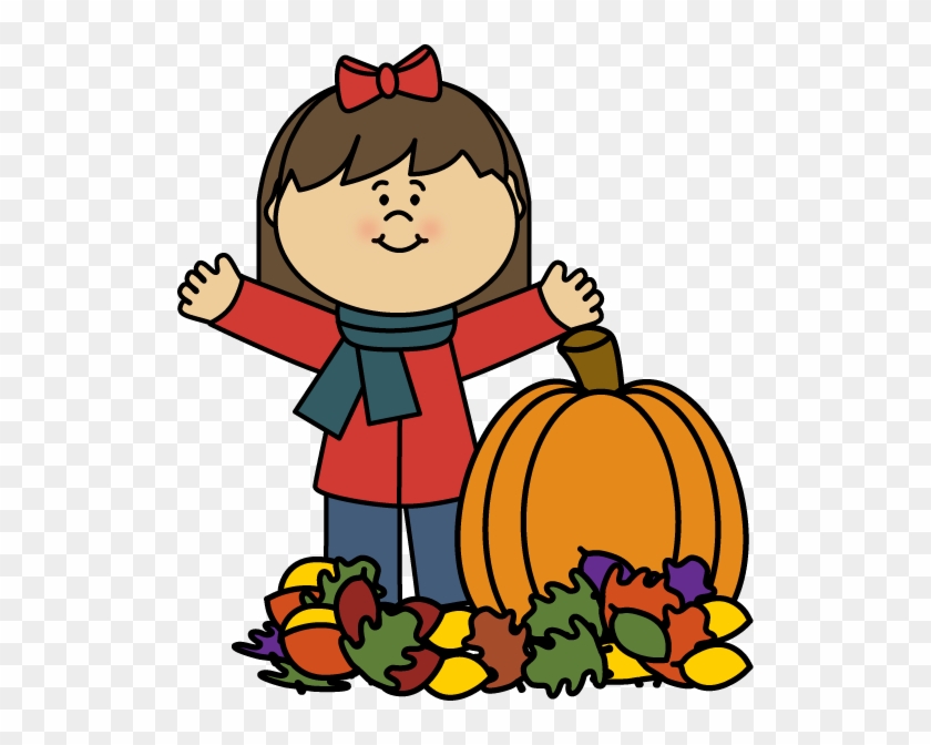 Autumn Girl Clip Art - Fall Clipart #3755