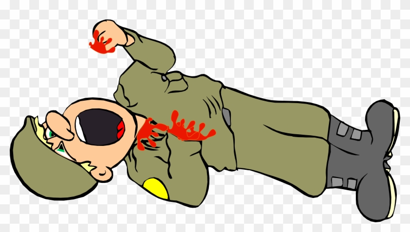 Wounded Soldier - Wounded Soldier Clipart #3737