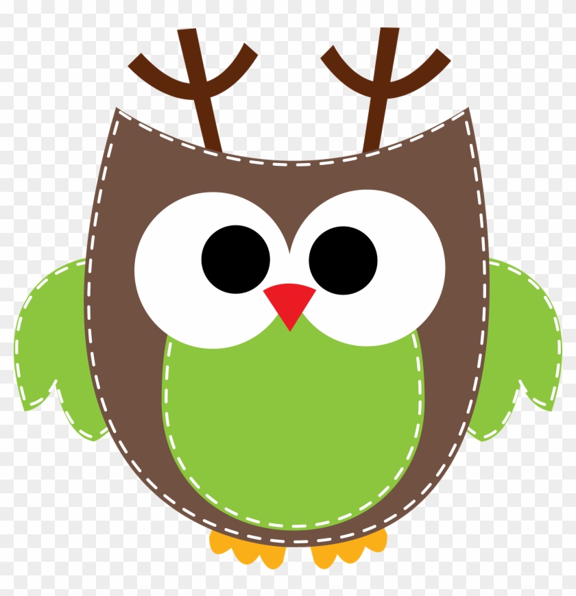 Holidays Owl Clip Art - Owl Border Clip Art #3796