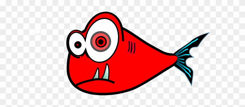 Red Fish Clipart - Black And Red Fish #3812