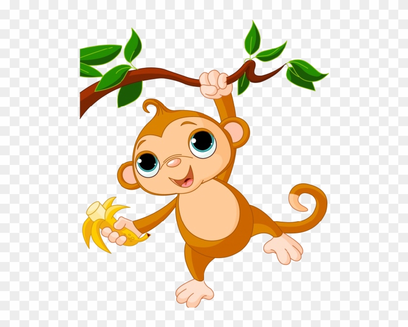 Monkey Images Clip Art - Cartoon Monkeys In A Tree #3868