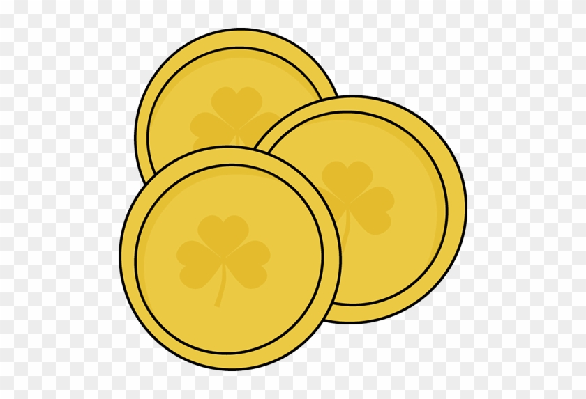 Gold Saint Patrick's Day Coins - Gold Coins St Patricks Day #4032