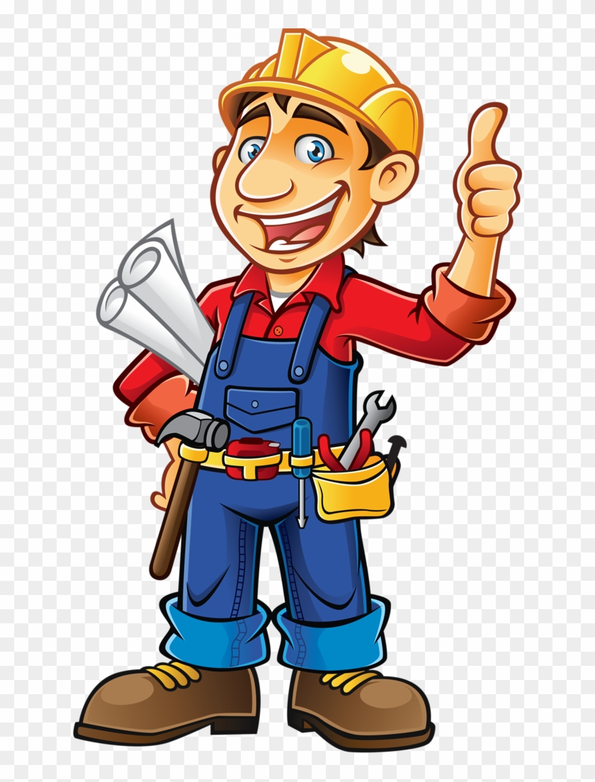 Profissões E Ofícios - Construction Worker Clipart #3977