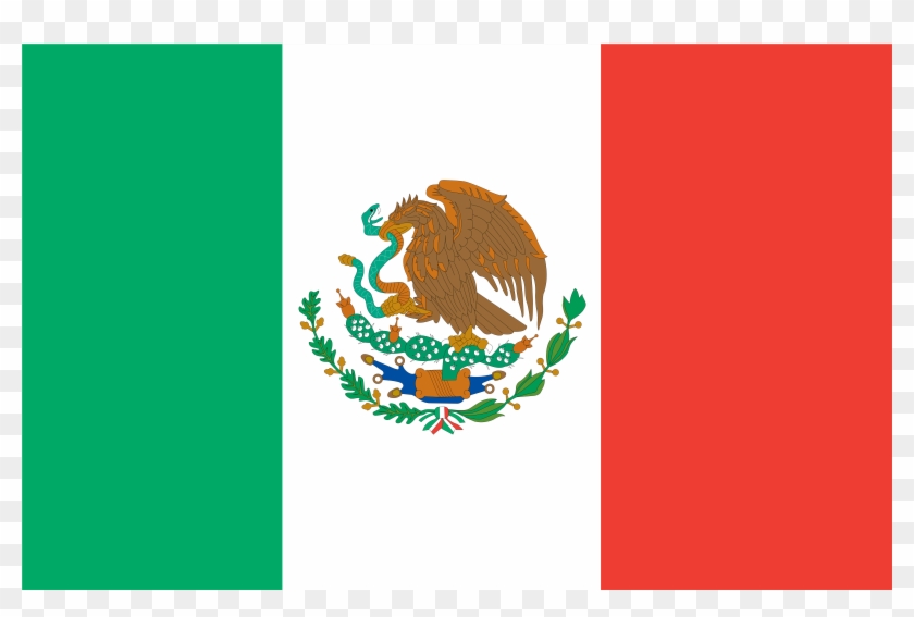 Mexican Flag Clip Art - Mexico Flag Drawing Easy #4033