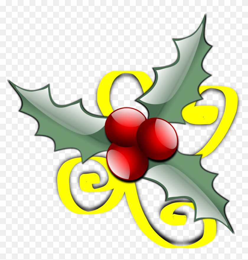 Holiday Clip Art - Hoja De Navidad Hd #4003