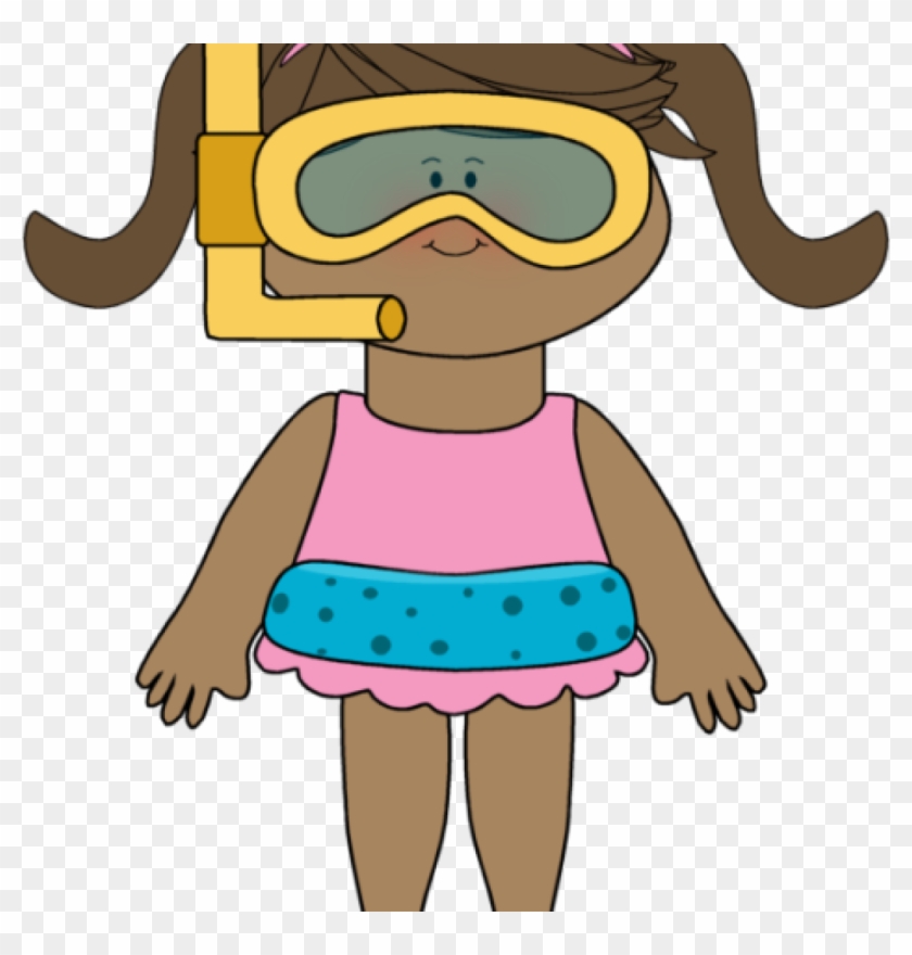 Swimming Images Clip Art Swim Goggles Clipart Clipart - Clipart Of Playing In The Beach #4043