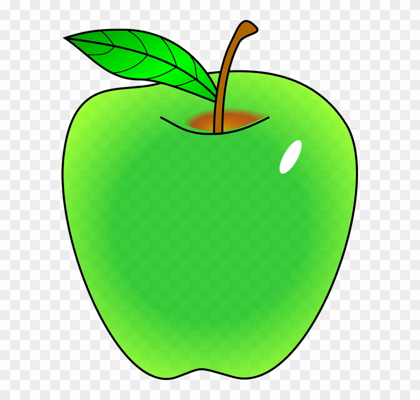 Green Apple Fruit Tree Smith Granny Tart - Clip Art Green Apple #4102