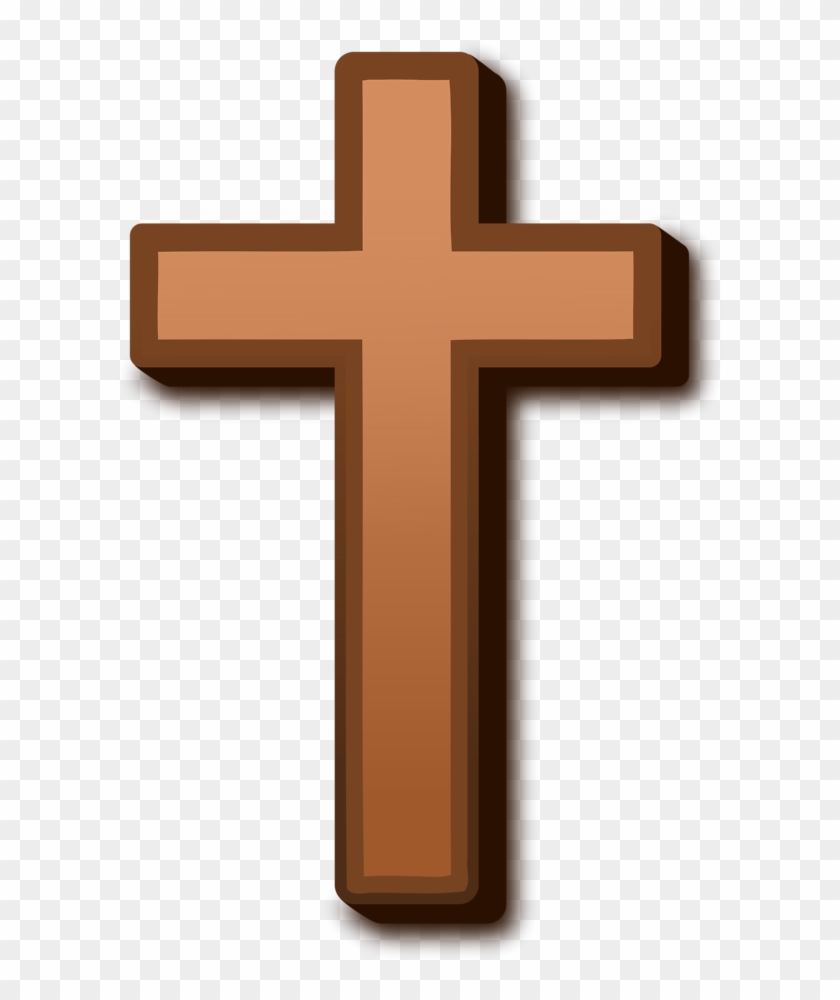 cross with banner clipart